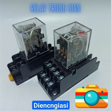 Rơ le trung gian Omron MY2N MY4N 24V 8 chân 14 chân Hàng tháo tủ