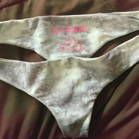 Tori Praver Bikini Bottom A Beautiful Grey Piece Depop