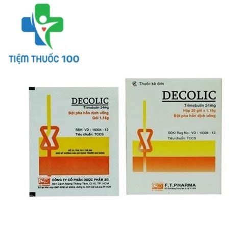 Decolic 24mg Thuốc điều Trị Bệnh đường Tiêu Hóa Hiệu Quả Của Dược Phẩm 3 2