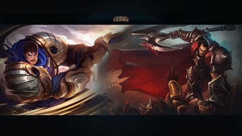 League Of Legends Wallpaper Darius Vs Garen