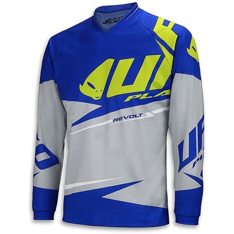 Maillot Moto Cross Enduro Enfant Ufo Revolt Gris Vente En Ligne