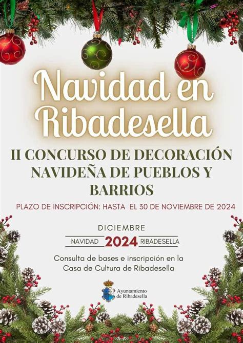 Ribadesella convoca el II Concurso de Decoración Navideña de Pueblos y