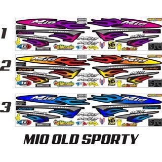 Variation LIST STRIPING Motorcycle MIO OLD LIS STRIP API TRIBAL MIO OLD