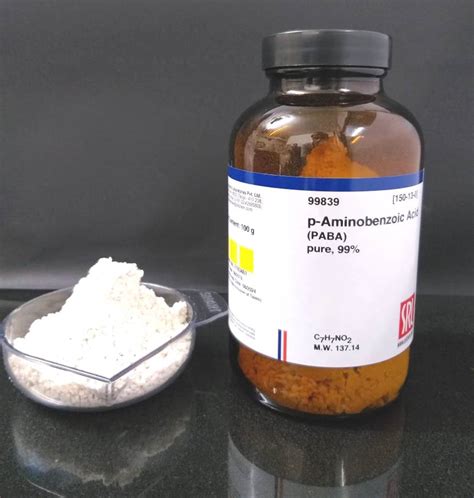 P Aminobenzoic Acid Pure 99 Vitamins