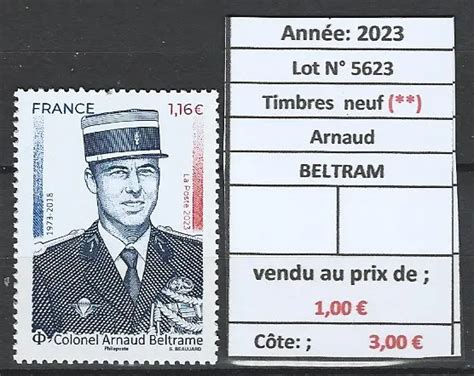 TIMBRES DE FRANCE ANNEE 2023 DE LUXE N 5623 1 Val NEUF VENDU