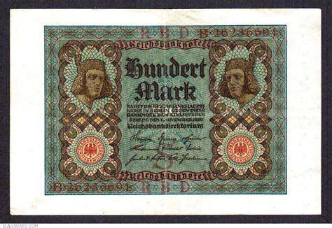 Mark Xi S Issue Reichsbanknote Republic