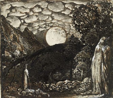 Shepherds Under A Full Moon C Artist Samuel Palmer