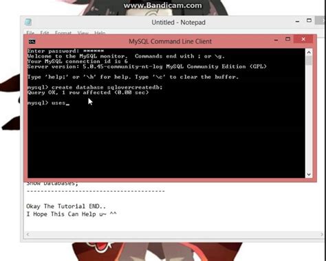 How To Create Database In Mysql Command Line Youtube