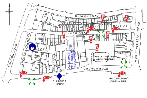 Town Centre Map of Royal Tunbridge Wells - The Telephone House ...