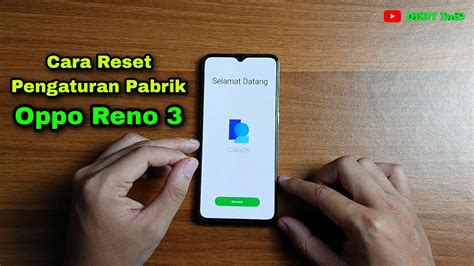 Cara Reset Hp Oppo Reno Reset Pengaturan Pabrik Youtube