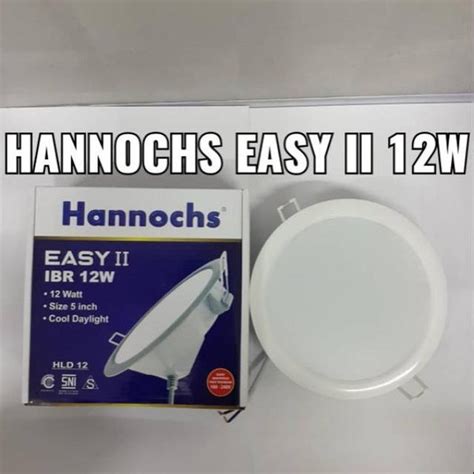 Jual Dijual Led Panel Hannochs Easy Watt W Bulat Downlight Led