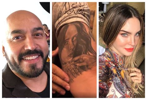 Foto Nodal se tatuó los ojos de Belinda y la cantante sus iniciales