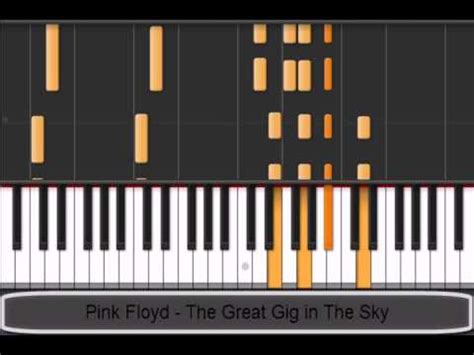 Pink Floyd The Great Gig In The Sky Piano Tutorial Youtube