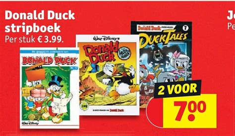 Donald Duck Stripboek Aanbieding Bij Kruidvat