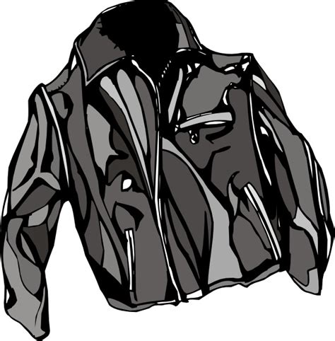 Leather Jacket Clip Art Vectors In Editable Ai Eps Svg Format Free