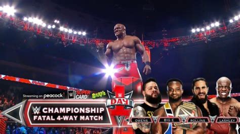 Bobby Lashley Added To Wwe Championship Match At Day