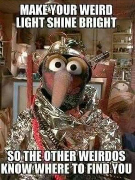 Embrace Your Weirdness People Make Vour Weird Light Shine Bright The