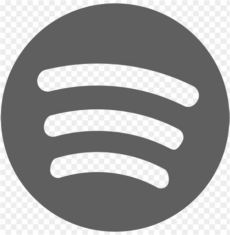 Spotify Logo Transparent Background Transparent Spotify Logo Black