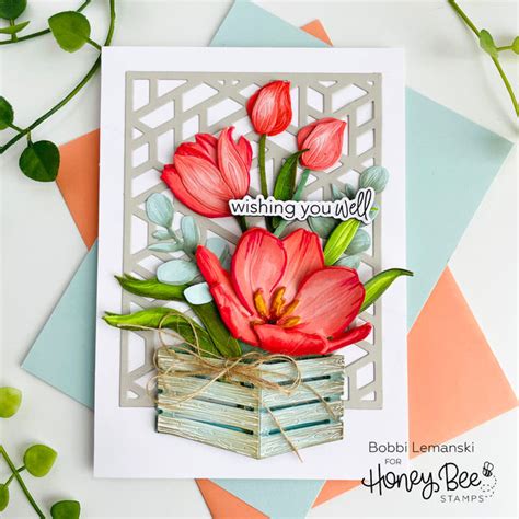 Honey Bee Stamps Modern Spring Collection Honey Cuts Steel Craft