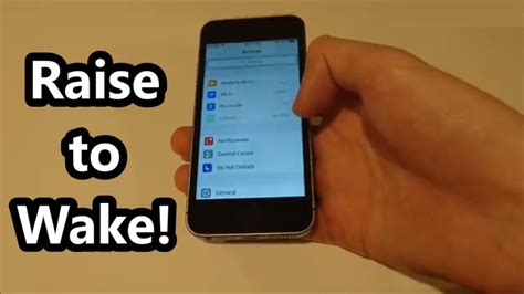 Raise To Wake IOS 10 How To Enable Disable IPhone SE 6s 7 7 Plus YouTube