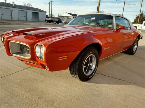 Orange 1972 Pontiac Firebird For Sale Mcg Marketplace