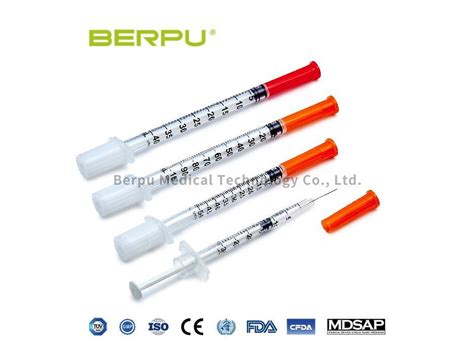 Manufacturing Disposable Medical Products Insulin Syringe With Fixed