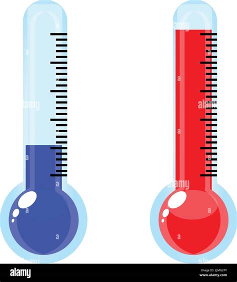 Ilustraci N Vectorial De Term Metros De Temperatura Aislados Sobre Un