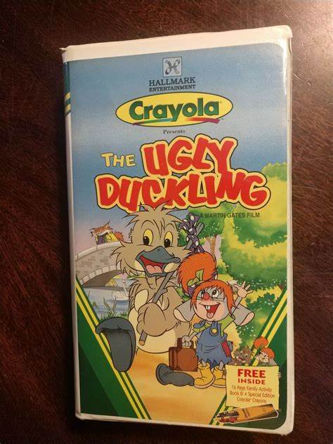 Crayola Presents The Ugly Duckling Vhs Rare Blue Clam Hallmark