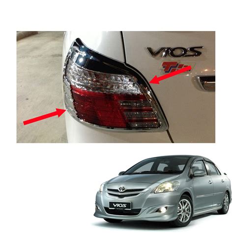 For Toyota Vios Yaris Sedan Belta 10 2011 2013 Tail Lamp Light Cover