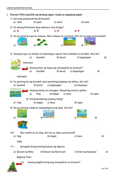 Second Periodic Test Grade 2 Pdf