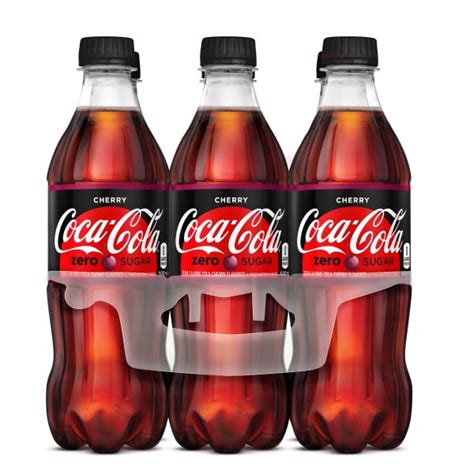 Coca-Cola Cherry Zero Bottles, 16.9 fl oz, 6 Pack - Walmart.com ...