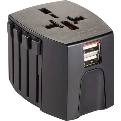 Leeds Promo Products 9444 05 SKROSS World Travel Adapter MUV USB Type A