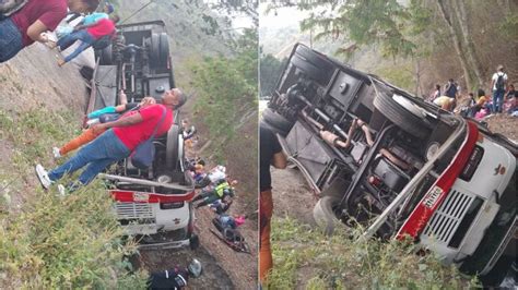 Volcamiento De Un Autobús Deja Al Menos 11 Heridos En La Autopista