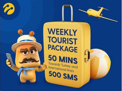 Weekly Tourist Package Prepaid Package Paket Detay Kuzey Kibris