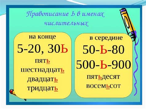 Мягкий знак на конце и в середине числительных - презентация онлайн