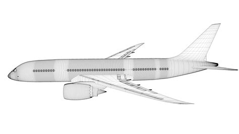 Boeing 787 Dreamlinerair New Zealand L169 3d Model 170 C4d