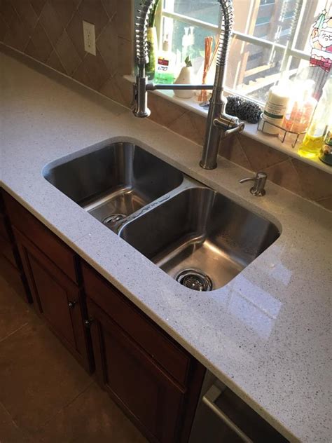 Silestone Stellar Snow Quartz Kitchen Countertop