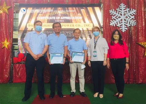 denr xi recognizes davao light   contribution   environment