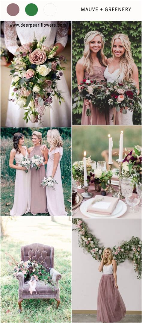 Best 6 Mauve Wedding Color Combos for 2018 | Deer Pearl Flowers