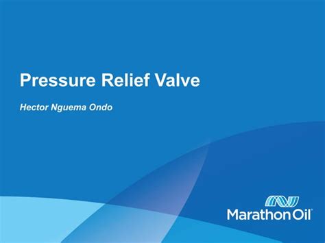 Pressure Relief Valve Sizing And Design Ppt