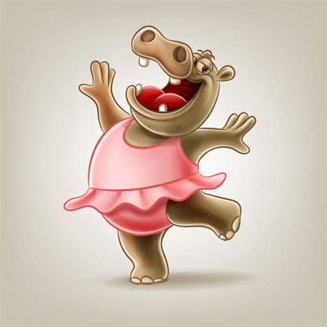 Hippo Ballerina Illustrations Royalty Free Vector Graphics And Clip Art Istock