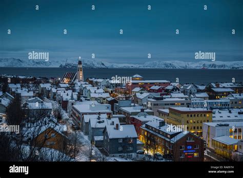 Hammerfest Church Norway Stock Photo Alamy