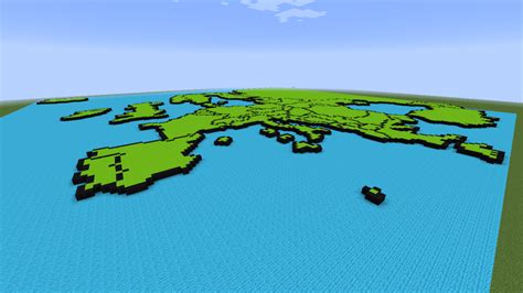 Minimalistic Europe Map Minecraft Map