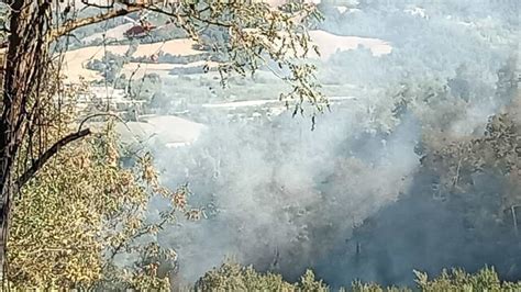 Maxi Incendio A Monte Sole Evacuato Camping E Abitazioni