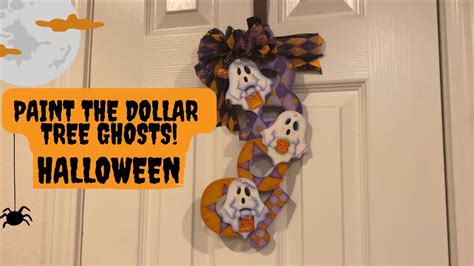 Paint The Dollar Tree Ghosts Using Decorative Painting Techniques YouTube