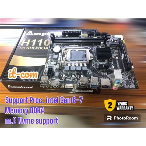 Jual Motherboard Amptron H110G Intel Socket LGA1151 DDR4 M2 Nvme