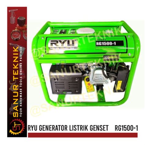 Jual Ryu Rg Rg Gasoline Generator Set Generator Listrik