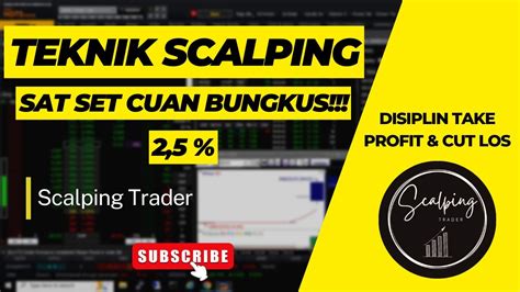 Cara Scalping Saham Di Mirae Sat Set Cuan Bungkus Youtube