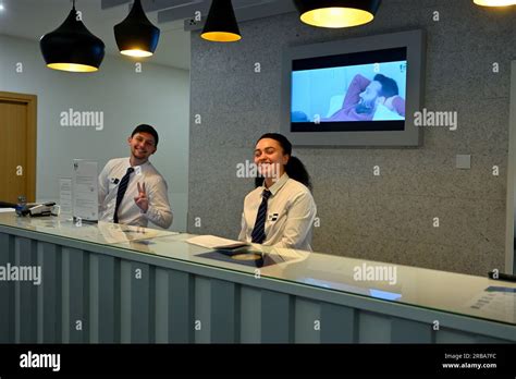 Hotel Reception Desk Hi Res Stock Photography And Images Alamy