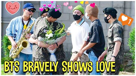 BTS Bravely Shows Their Love - BTS Sweet Moments - YouTube